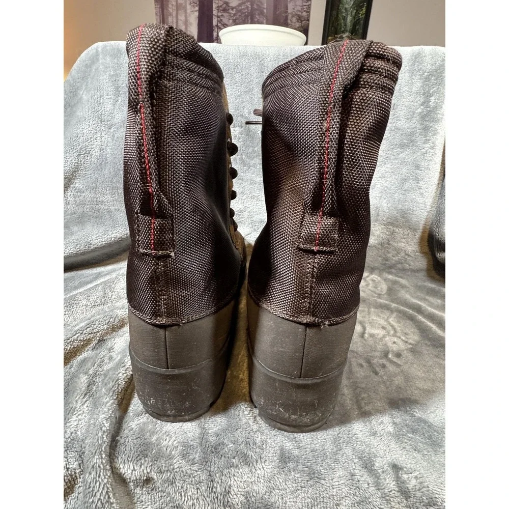 Adidas Yeezy 950 Boots Mens Size 10 Brown Nylon Duck Snow Winter Outdoor AQ4830